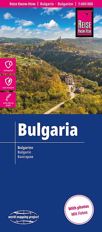 Reise Know-How Landkarte Bulgarien | Bulgaria (1:400.000)