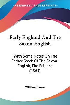 Early England And The Saxon-English