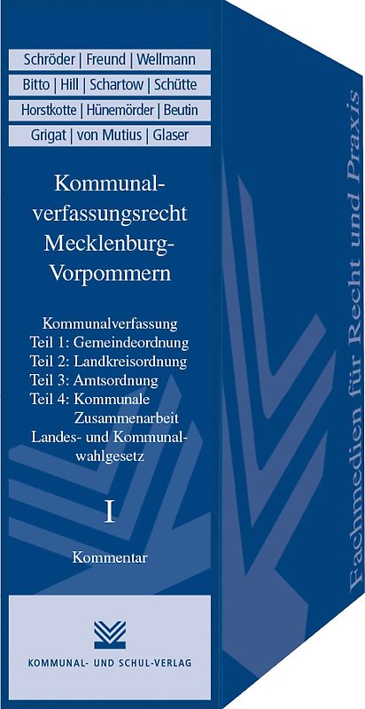Kommunalverfassungsrecht Mecklenburg-Vorpommern