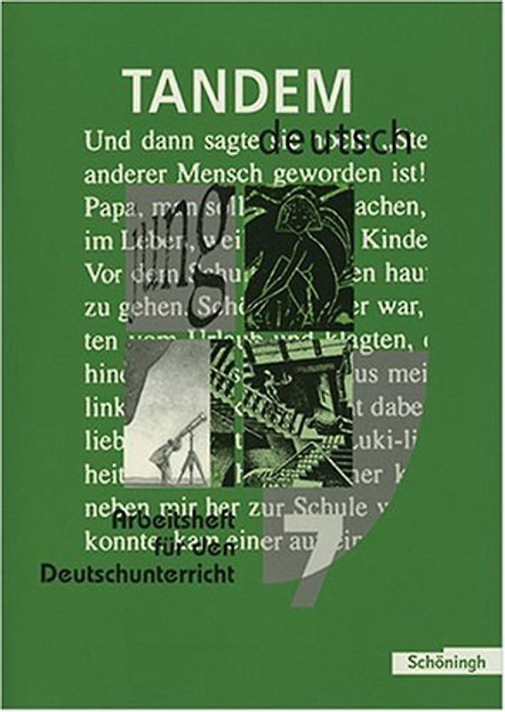 Tandem. Ein Deutschbuch für die Realschule. Arbeitsheft 7