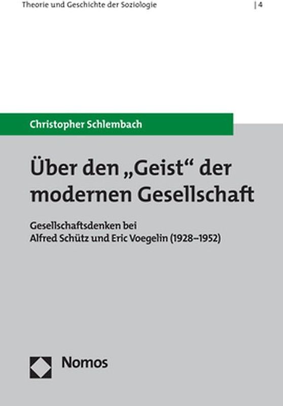 Über den "Geist" der modernen Gesellschaft