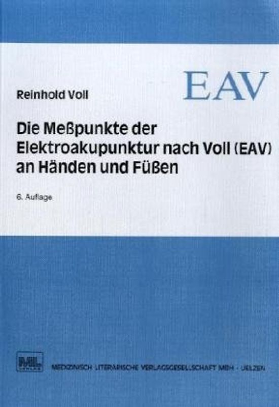 Die Messpunkte der Elektroakupunktur nach Voll (EAV) an Händen und Füssen