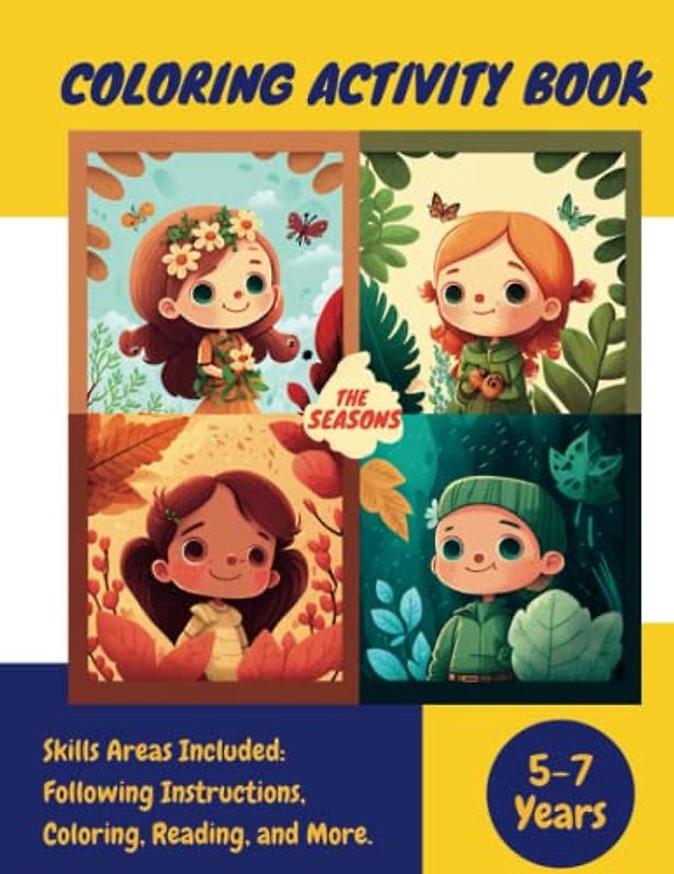 The Seasons: Coloring Activity Book