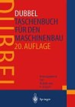DUBBEL - Taschenbuch für den Maschinenbau