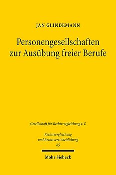 Personengesellschaften zur Ausübung freier Berufe