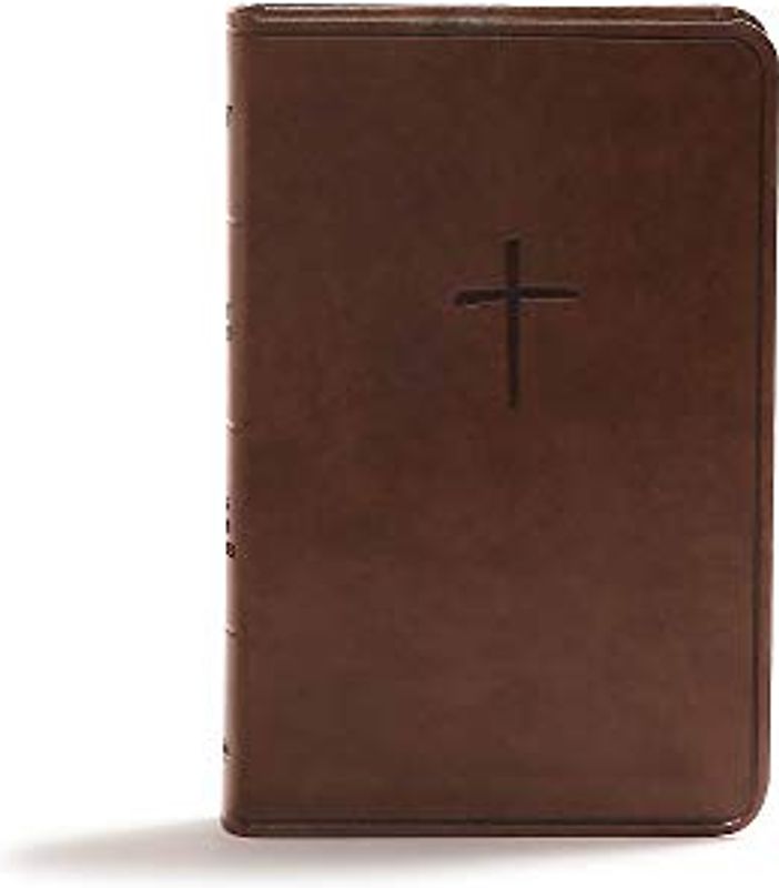 KJV Compact Bible, Value Edition, Brown Leathertouch