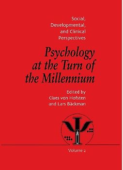 Psychology at the Turn of the Millennium, Volume 2
