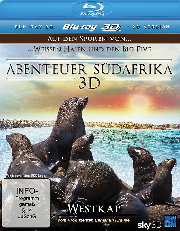 Abenteuer Südafrika 3D - Westkap 3D Blu-ray Disc
