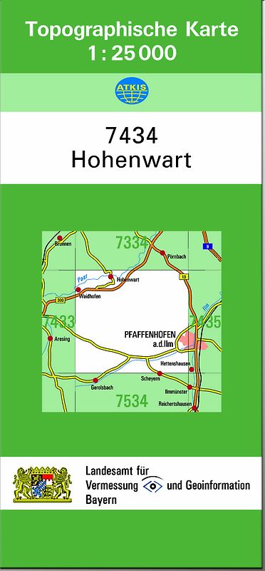 TK25 7434 Hohenwart