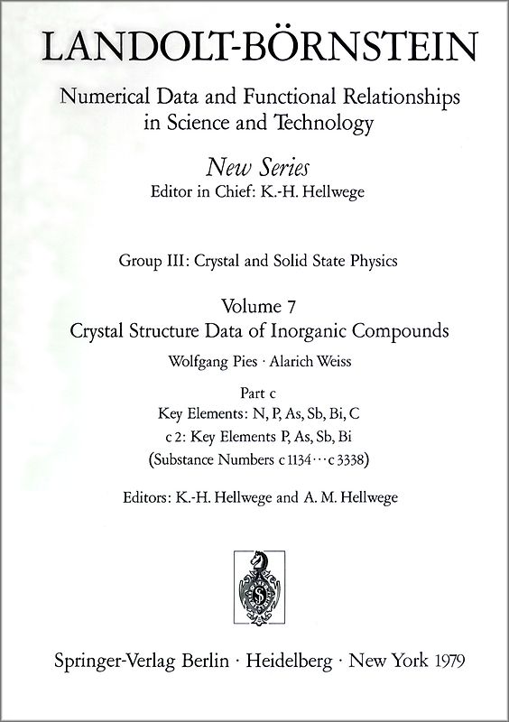 Key Elements: P, As, Sb, Bi / Schlüsselelemente: P, As, Sb, Bi