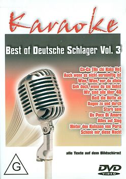 Karaoke - Best of Deutsche Schlager Vol. 3 DVD