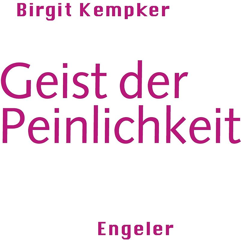 Geist der Peinlichkeit