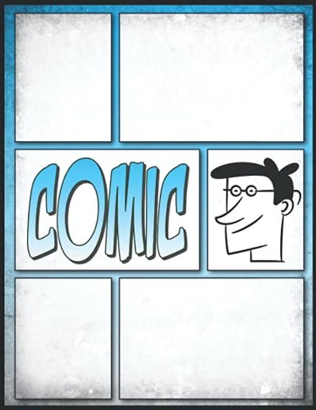 Comic Kawaii Zeichnen: 100 leere Anime-Vorlagen zum Zeichnen eigener Anime- oder Comic-Geschichten | Ein kreatives Geschenk für Kinder, Jugendliche und Erwachsene