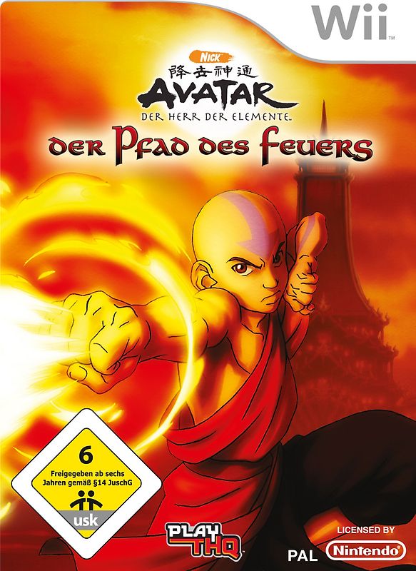 Avatar: Der Herr der Elemente - Der Pfad des Feuers Nintendo Wii