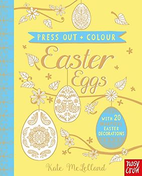 Press Out and Colour: Easter Eggs