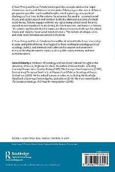 Critical Theory and Social Transformation