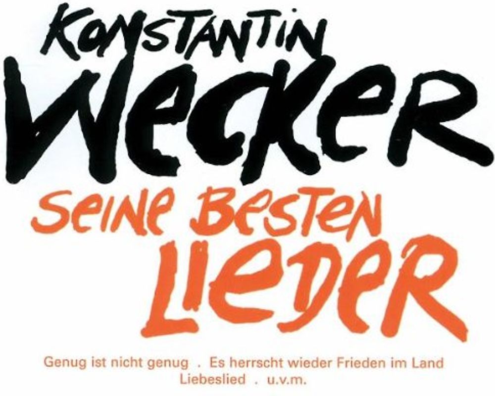 Konstantin Wecker - Seine besten Lieder