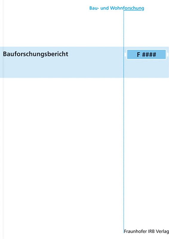 Detailkatalog hochwärmegedämmter Konstruktionen. Abschlußbericht.