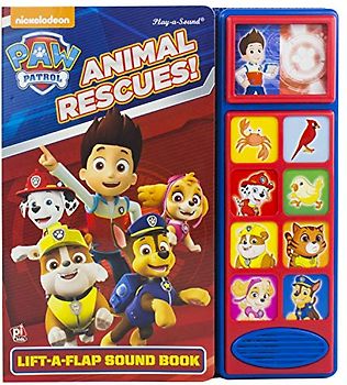 Nickelodeon Paw Patrol: Animal Rescues! Lift-A-Flap Sound Book (Play-A-Sound)