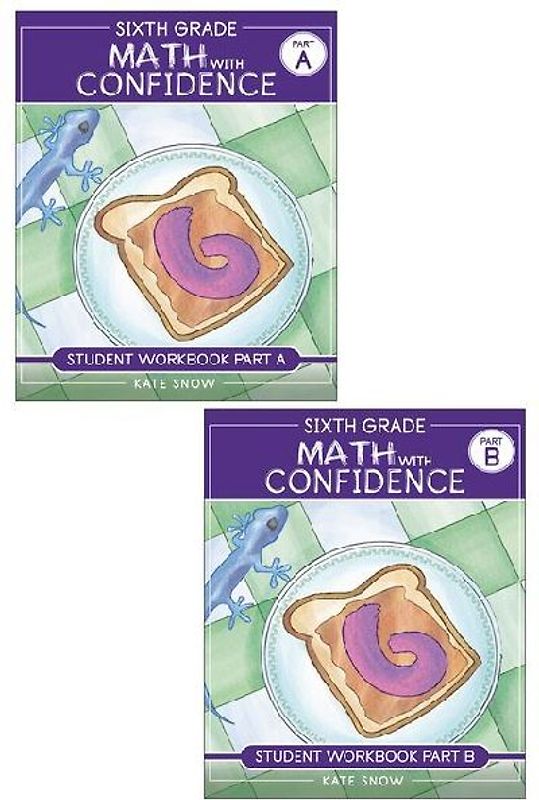 Sixth Grade Math with Confidence Student Workbook Bundle