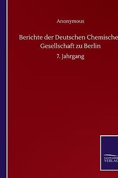 Berichte der Deutschen Chemischen Gesellschaft zu Berlin