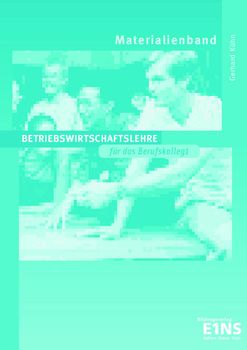 Betriebswirtschaftslehre für das Berufskolleg 1