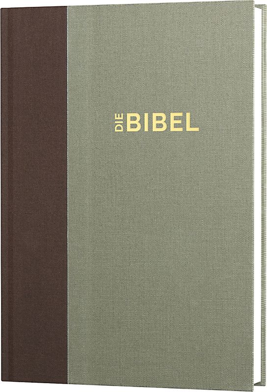 Schlachter 2000 Bibel – Standardausgabe (Duoleinen braun/khaki, fester Einband)