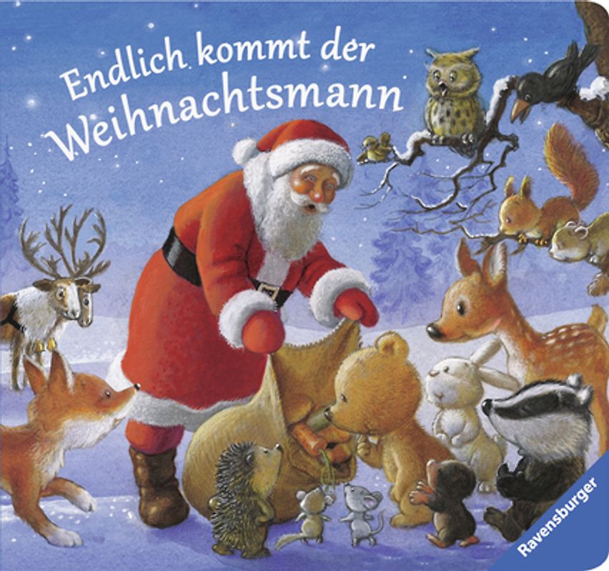 Endlich kommt der Weihnachtsmann