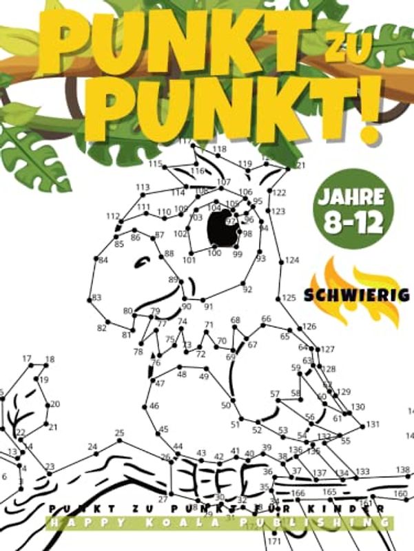 Punkt zu Punkt Kinder ab 8-12 schwierig: das lustige und herausfordernde Gebundene Ausgabe 'Verbinde die Punkte' für Jungen und Mädchen.Bis zu 327 Punkte!