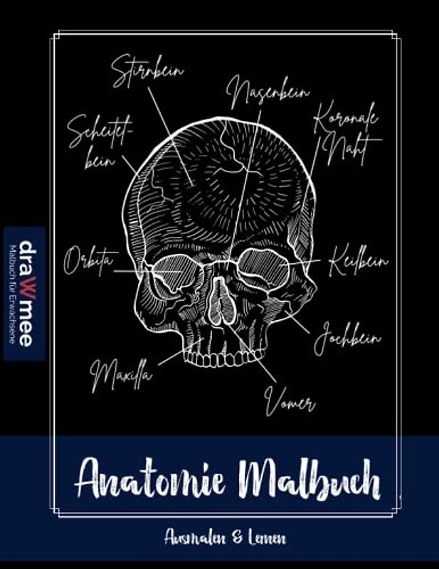 Anatomie Malbuch: Lernen durch Malen & Beschriften: Geschenk für Medizinstudenten, Ärzte, Krankenschwestern (Pflege- und Gesundheitsberufe)