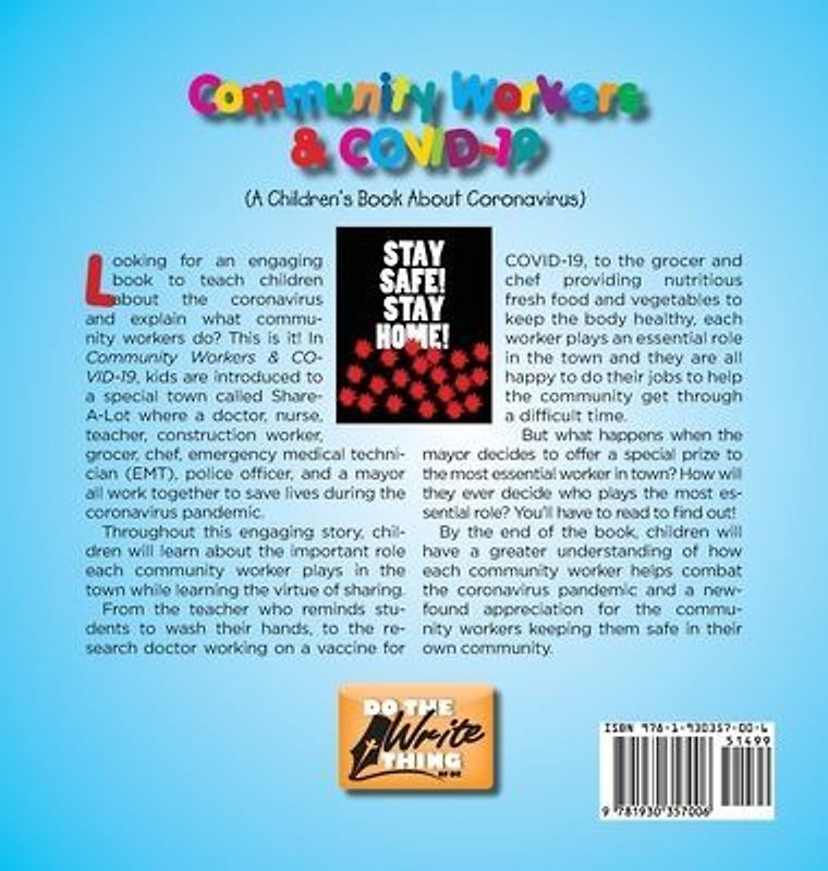 Community Workers & COVID-19: (A Children's Book About Coronavirus)