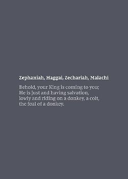 NKJV Bible Journal - Zephaniah, Haggai, Zechariah, Malachi
