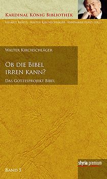 Ob die Bibel irren kann?
