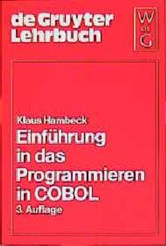 Einführung in das Programmieren in COBOL