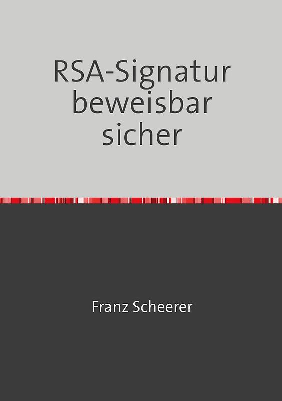 Krytoanalyse der RSA-Signarur