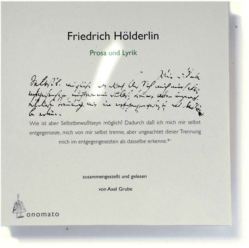 Friedrich Hölderlin − Lyrik und Prosa