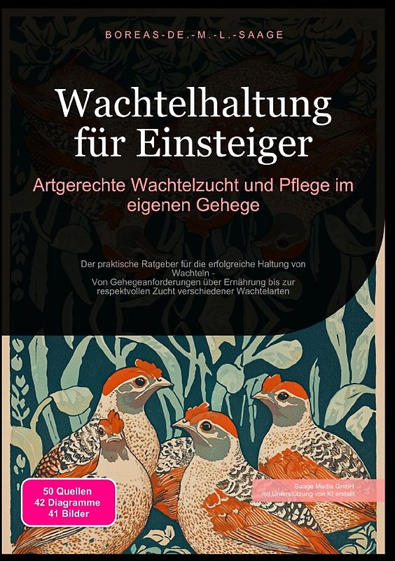 Geflügel (DE) / Wachtelhaltung für Einsteiger: Artgerechte Wachtelzucht und Pflege im eigenen Gehege