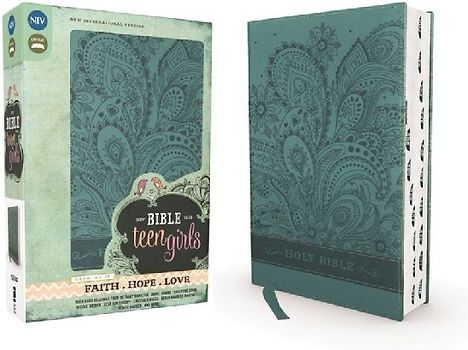 Niv, Bible for Teen Girls, Leathersoft, Blue, Thumb Indexed Tabs