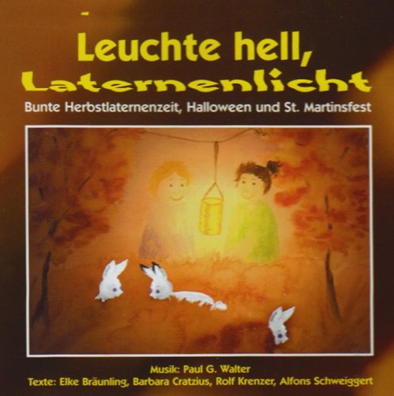Leuchte hell, Laternenlicht. Bunte Herbstlaternenzeit, Halloween und St. Martinsfest