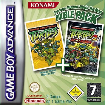Teenage Mutant Ninja Turtles 1+2 Nintendo Game Boy Advance