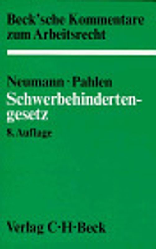 Schwerbehindertengesetz