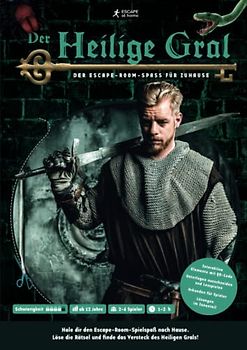 Der Heilige Gral - Der Escape-Room-Spaß für Zuhause - Rätsel und Denkaufgaben für Jugendliche ab 12 J. und Erwachsene - Escape Buch: Das Escape Room ... für Zuhause (escapeathome.de Escape-Bücher)