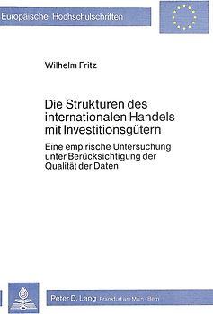Die Strukturen des internationalen Handels mit Investitionsgütern