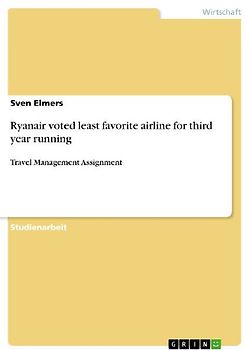 Ryanair voted least favorite airline for third year running