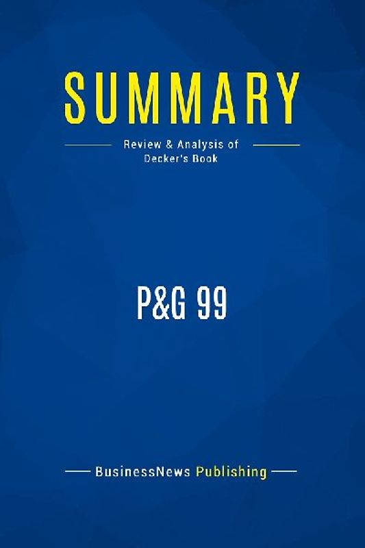 Summary: P&G 99