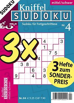 Kniffel-Sudoku 3er-Band Nr. 4