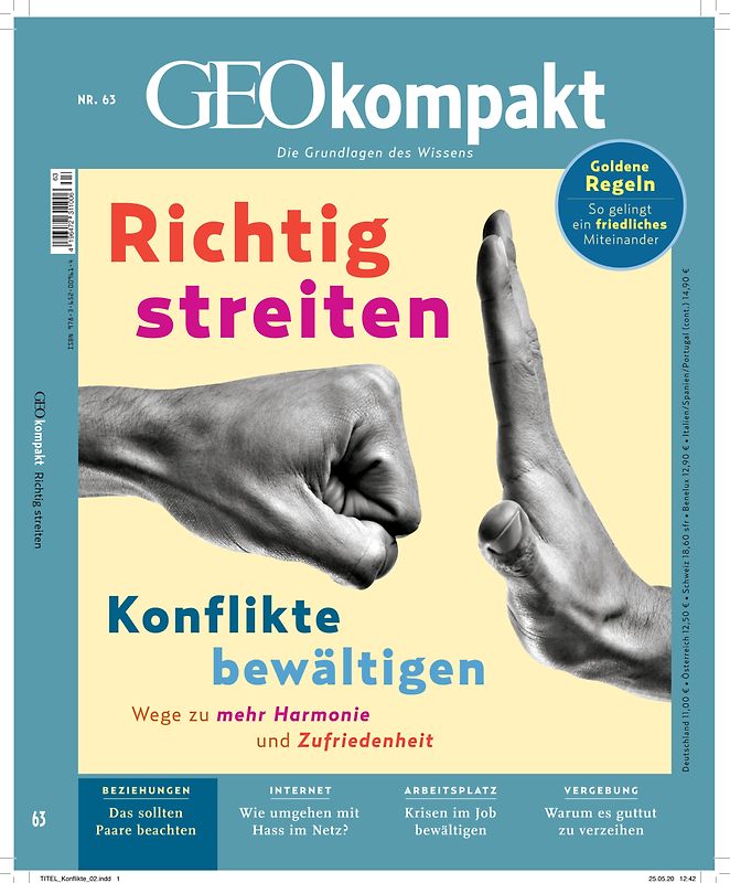 GEOkompakt / GEOkompakt mit DVD 63/2020 - Richtig streiten - Konflikte bewältigen