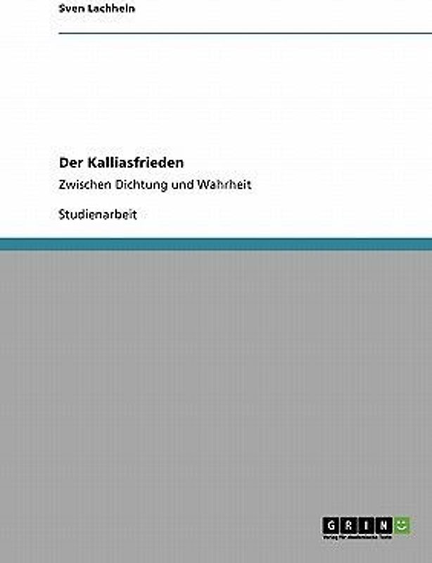 Der Kalliasfrieden