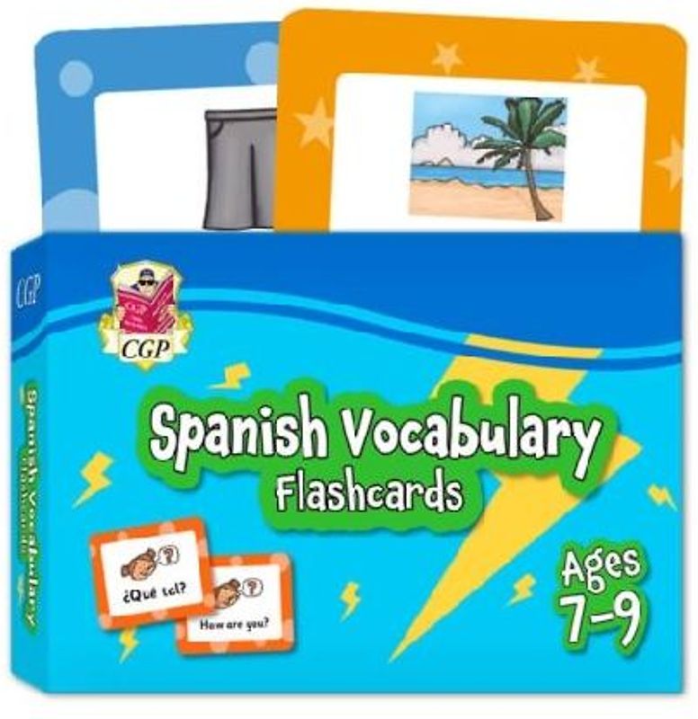 Spanish Vocabulary Flashcards for Ages 7-9 (with Free Online Audio)