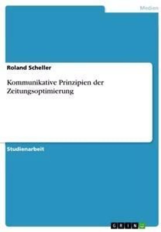 Kommunikative Prinzipien der Zeitungsoptimierung
